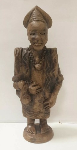Statuette sculpture ceramique - statuette,